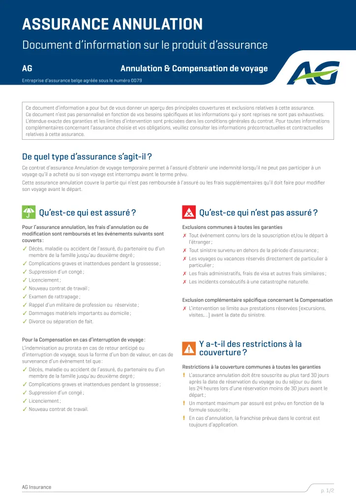 Fiche de renseignements assurance Assitance 